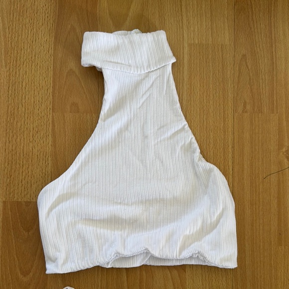 Indah white Ribbed set - Picture 2 of 5